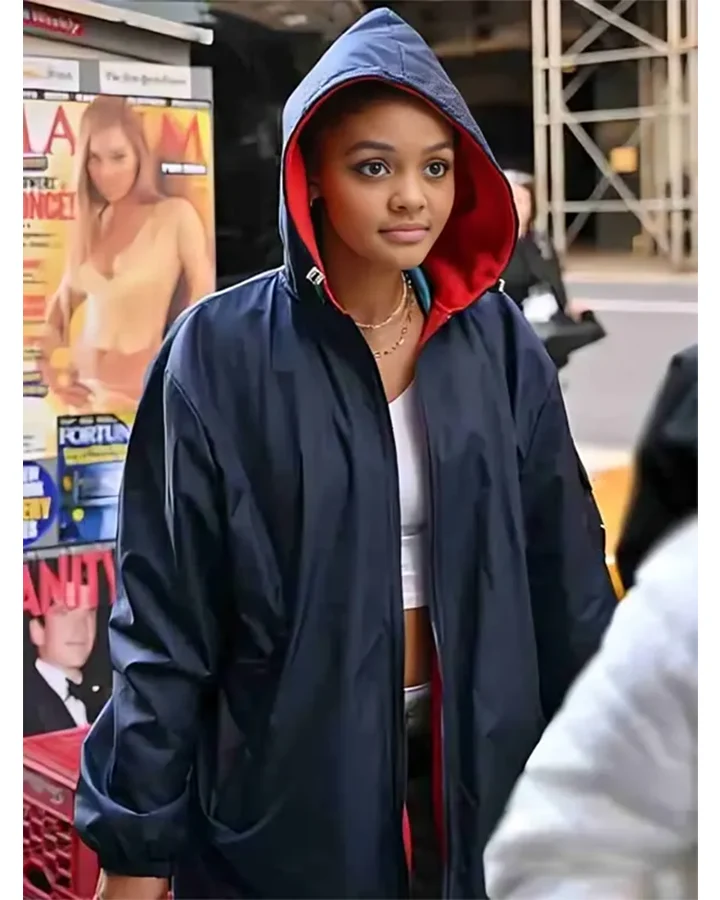 Madame Web 2024 Celeste O’Connor Blue Coat Madame Web 2024 Celeste O’Connor Blue Coat