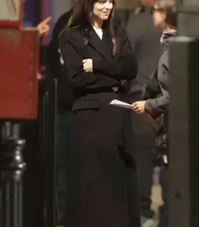 Dakota Johnson Madame Web 2024 Long Coat