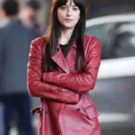 Madame Web Dakota Johnson Leather Jacket