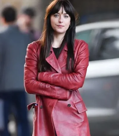 Madame Web Dakota Johnson Leather Jacket