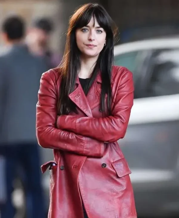 Madame Web Dakota Johnson Leather Jacket