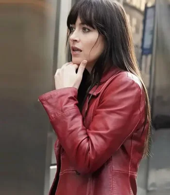Madame Web Dakota Johnson Leather Jacket