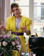 Emily In Paris S03 Madeline Yellow Coat