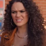Madison Pettis He’s All That Brown Leather Jacket