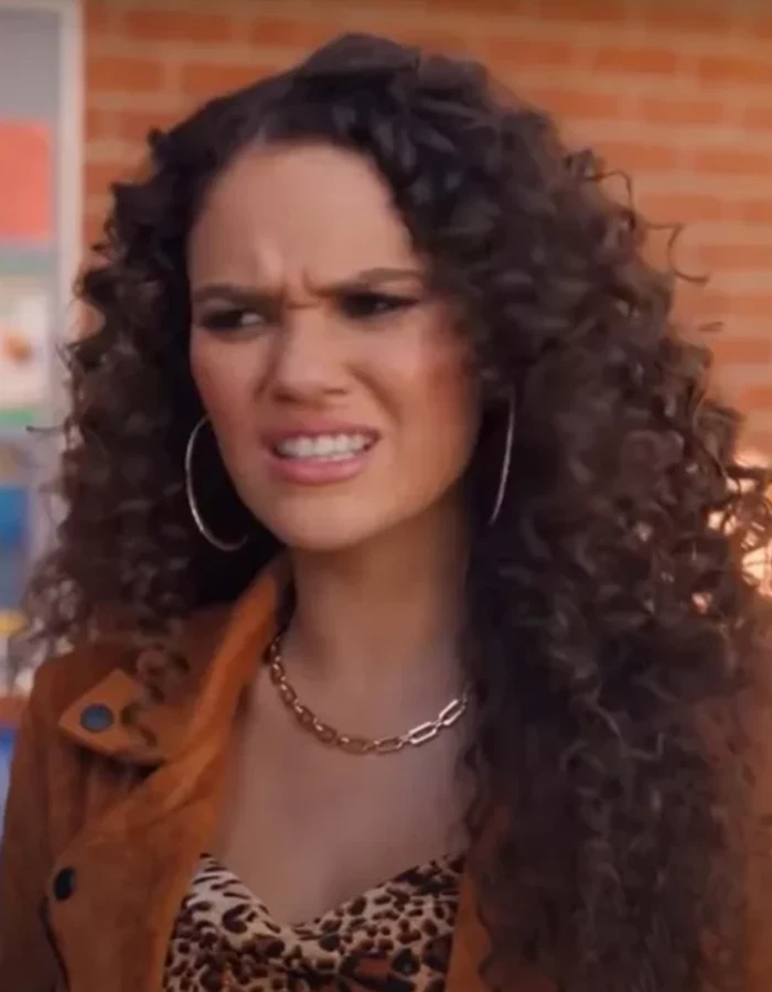 Madison Pettis He’s All That Brown Leather Jacket Madison Pettis He’s All That Brown Leather Jacket