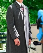 Maestro 2023 Matt Bomer Grey Trench Coat