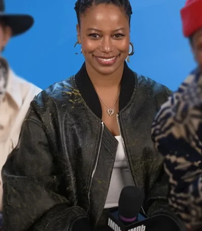 Magazine Dreams Taylour Paige Black Bomber Jacket