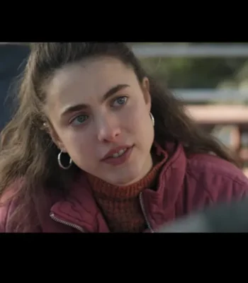 Maid Margaret Qualley Quilted Pink Jacket