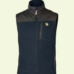 Maid Nate Blue and Brown Cotton Vest