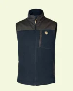 Maid Nate Blue and Brown Cotton Vest