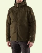 Maid Nate Green Hooded Collar Jacket