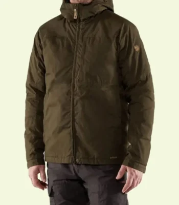 Maid Nate Green Hooded Collar Jacket