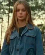 Maisie Lockwood Jurassic World 3 Blue Denim Trucker Jacket