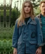 Maisie Lockwood Jurassic World 3 Blue Denim Trucker Jacket