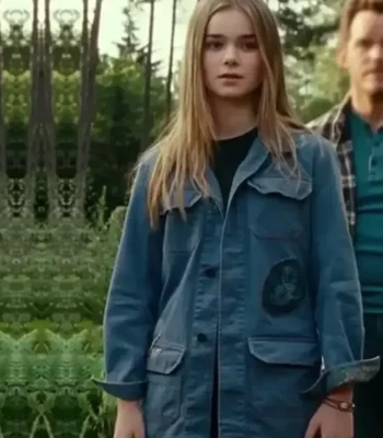 Maisie Lockwood Jurassic World 3 Blue Denim Trucker Jacket