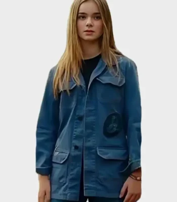 Maisie Lockwood Jurassic World 3 Blue Denim Trucker Jacket