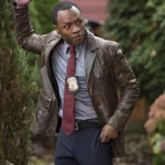Malcolm Goodwin iZombie Brown Leather Jacket