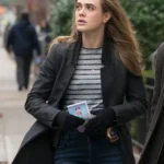 Manifest Michaela Stone Grey Trench Coat