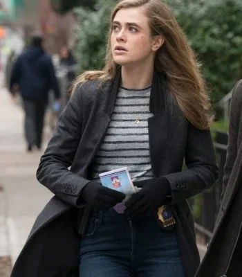 Manifest Michaela Stone Grey Trench Coat