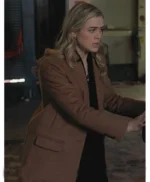 Manifest Michaela Stone Wool Brown Coat