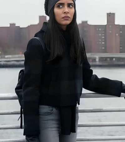 Manifest Saanvi Bahl Plaid Fleece Jacket