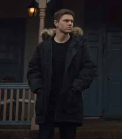 Mare of Easttown Detective Colin Zabel Black Jacket