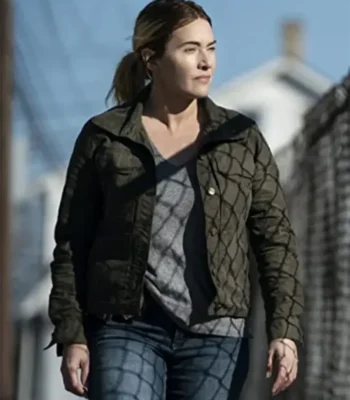 Mare of Easttown Kate Winslet Olive Green Jacket