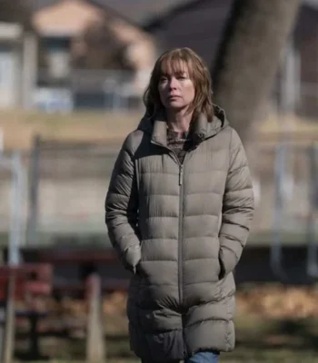 Mare of Easttown Lori Ross Grey Parachute Jacket