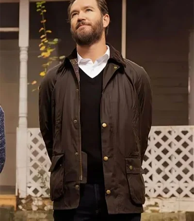 Mark-Paul Gosselaar Found 2023 Brown Jacket
