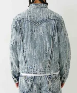 Euphoria Marshawn Lynch Distressed Denim Jacket