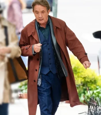 Martin Short Only Murders in the Building S05 Brown Coat