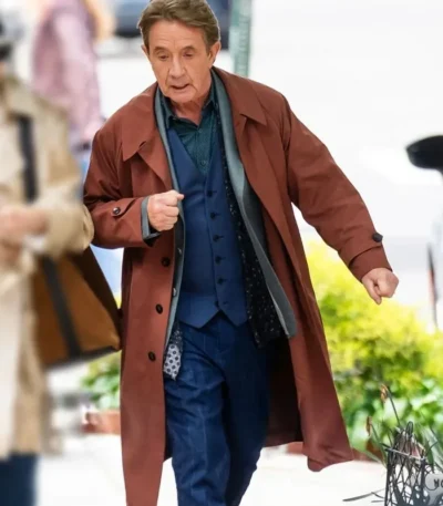 Martin Short Only Murders in the Building S05 Brown Coat