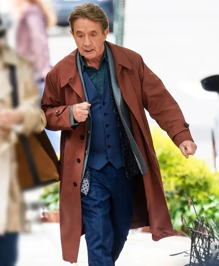Martin Short Only Murders in the Building S05 Brown Coat Martin Short Only Murders in the Building S05 Brown Coat