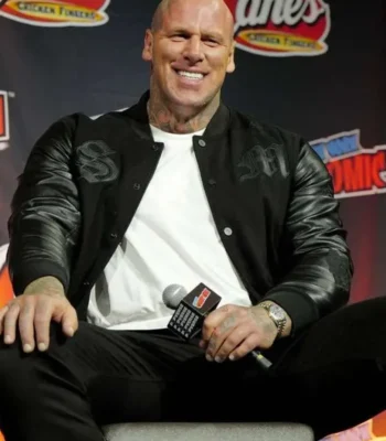 Mortal Kombat 2 Event Martyn Ford Black Varsity Jacket