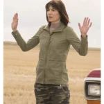 Mary Elizabeth Fargo Green Cotton Jacket