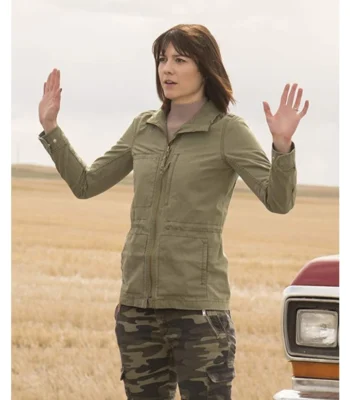 Mary Elizabeth Fargo Green Cotton Jacket