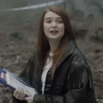 Mary Had a Little Lamb 2023 May Kelly Fringe Leather Jacket