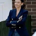 Maya Stern Fool Me Once TV Series Blue Blazer