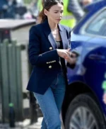 Maya Stern Fool Me Once TV Series Blue Blazer