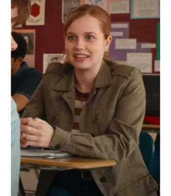 Mean Girls 2024 Angourie Rice Green Cotton Jacket