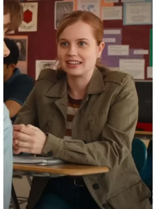 Mean Girls 2024 Angourie Rice Green Cotton Jacket