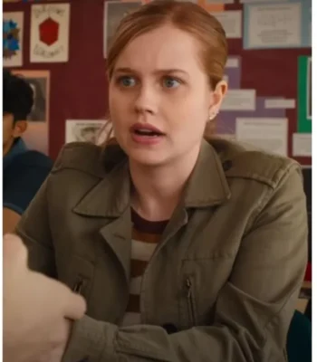 Mean Girls 2024 Angourie Rice Green Cotton Jacket