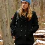 Melissa Roxburgh Manifest Double Breasted Peacoat