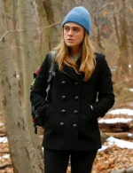 Melissa Roxburgh Manifest Double Breasted Peacoat