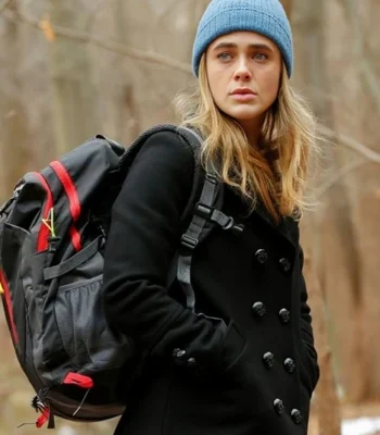 Melissa Roxburgh Manifest Double Breasted Peacoat