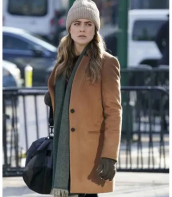Melissa Roxburgh Manifest Michaela Brown Coat