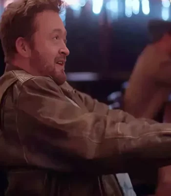 Merry Good Enough 2023 Neil Casey Brown Leather Jacket