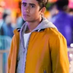 Michael Cimino Love Victor Salazar Stand-Up Collar Yellow Jacket