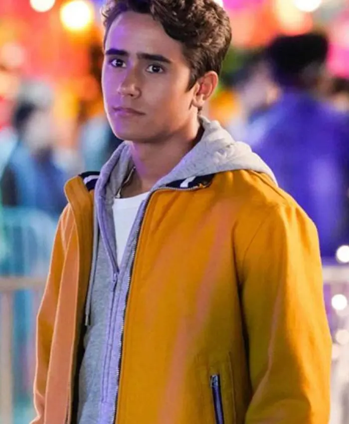 Michael Cimino Love Victor Salazar Stand-Up Collar Yellow Jacket Michael Cimino Love Victor Salazar Stand-Up Collar Yellow Jacket