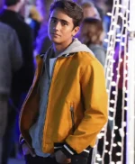 Michael Cimino Love Victor Salazar Stand-Up Collar Yellow Jacket